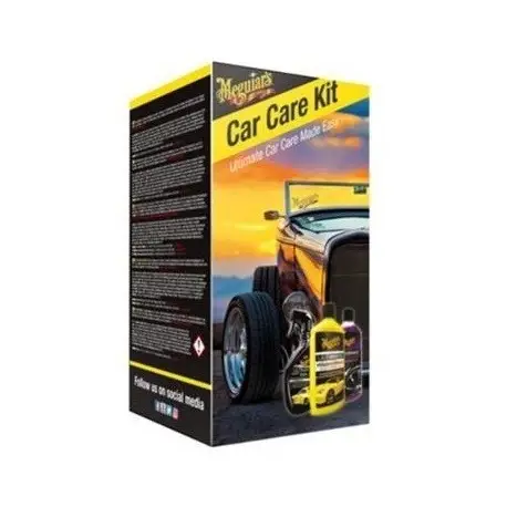 MEGUIAR'S CAR CARE KIT - PACK DE 3 PRODUITS INDISPENSABLES Meilleure Vente