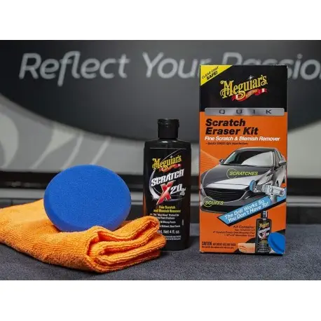 Super Prix MEGUIAR'S KIT ANTI RAYURES - QUIK SCRATCH ERASER KIT - G190200EU
