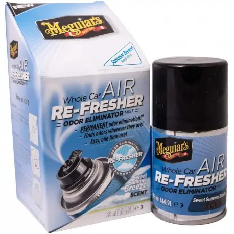 MEGUIAR'S ÉLIMINATEUR D'ODEUR - DÉSODORISANT VOITURE SENTEUR BRISE D'ÉTÉ - G16602EU Achat Immédiat