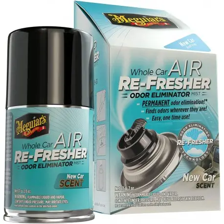 MEGUIAR'S ÉLIMINATEUR D'ODEUR - DÉSODORISANT VOITURE SENTEUR NEW CAR SCENT - G16402EU Usine Directe