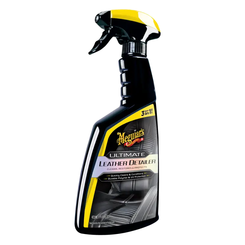 PRODUIT MEGUIAR'S ULTIMATE LEATHER DETAILER- G17914EU - 473ML - 3 EN 1 - NETTOIE NOURRIT ET PROTEGE LE CUIR Offre Spéciale