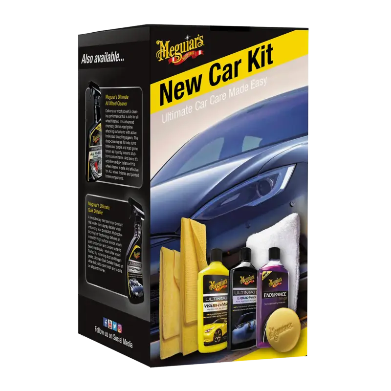 Achat Immédiat MEGUIAR'S NEW CAR KIT - KIT DE PRODUITS POUR VOITURE NEUVE - 79.PR.G3201
