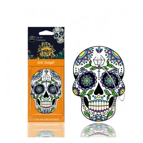 Seulement Aujourd’hui DESODORISANT AUTO - AROMA - MUERTOS GOLD TATOO - CAR AIR FRESHENER