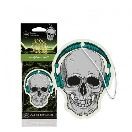 DESODORISANT AUTO - AROMA - MUERTOS HEADPHONES SKULL - CAR AIR FRESHENER Populaire