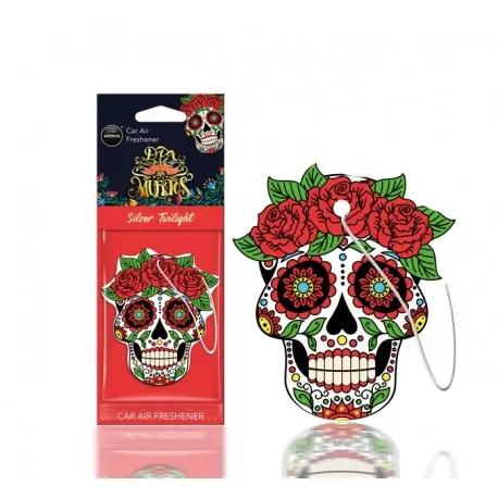 Commander Maintenant DESODORISANT AUTO - AROMA - MUERTOS SILVER TATOO - CAR AIR FRESHENER