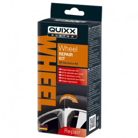 Dernière Chance KIT DE RÉPARATION POUR JANTES ALU QUIXX - COULEUR ALU
