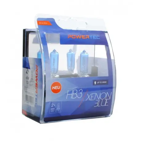 SET DE 2 AMPOULES HALOGENES POWERTEC EFFET XENON HB3 12V DUO Acheter En Ligne
