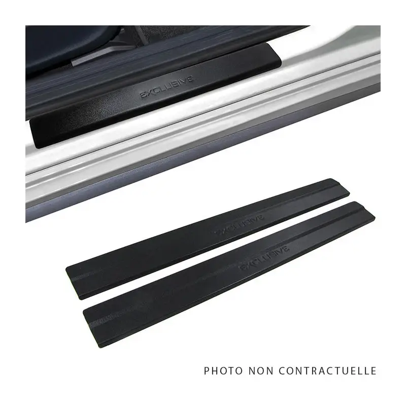 Seuils de portes Noirs Renault Megane 1 96-04 Promotion
