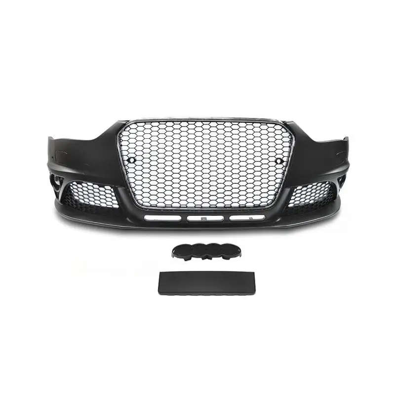 Pare-Chocs Avantavec calandre chrome brillante pour Audi A4 B8 12-15 Bon Marché