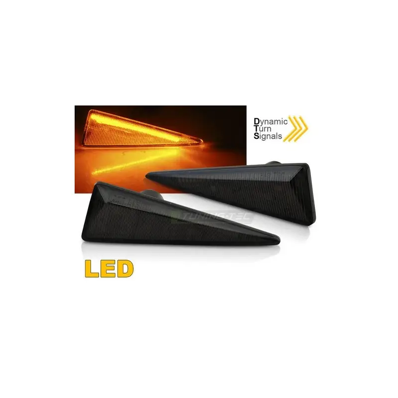 Clignotants dynamique Noir fumé pour Renault Megane 2 / Scenic Prix Promo