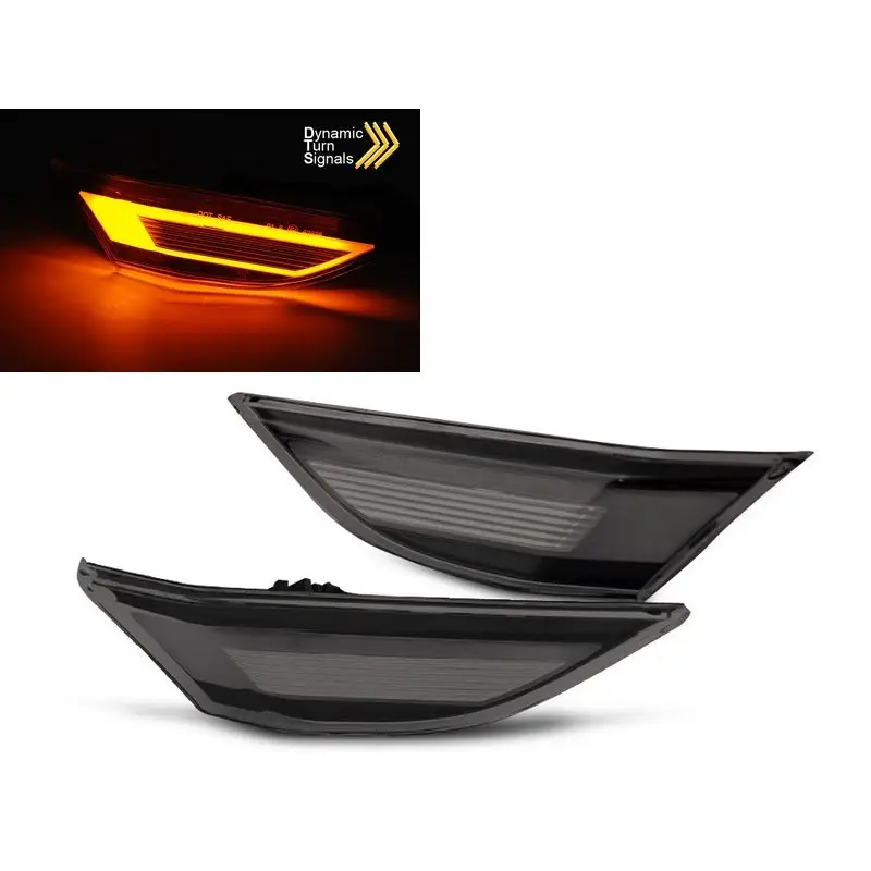 Nouveauté Clignotants LED Dynamique SEQ fumé pour Porsche 911 991 Carrera 11-15