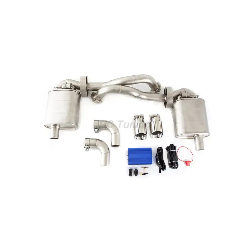 Dernier Modèle Echappement sport Inox avec clapets pour Porsche Boxster + Cayman 987