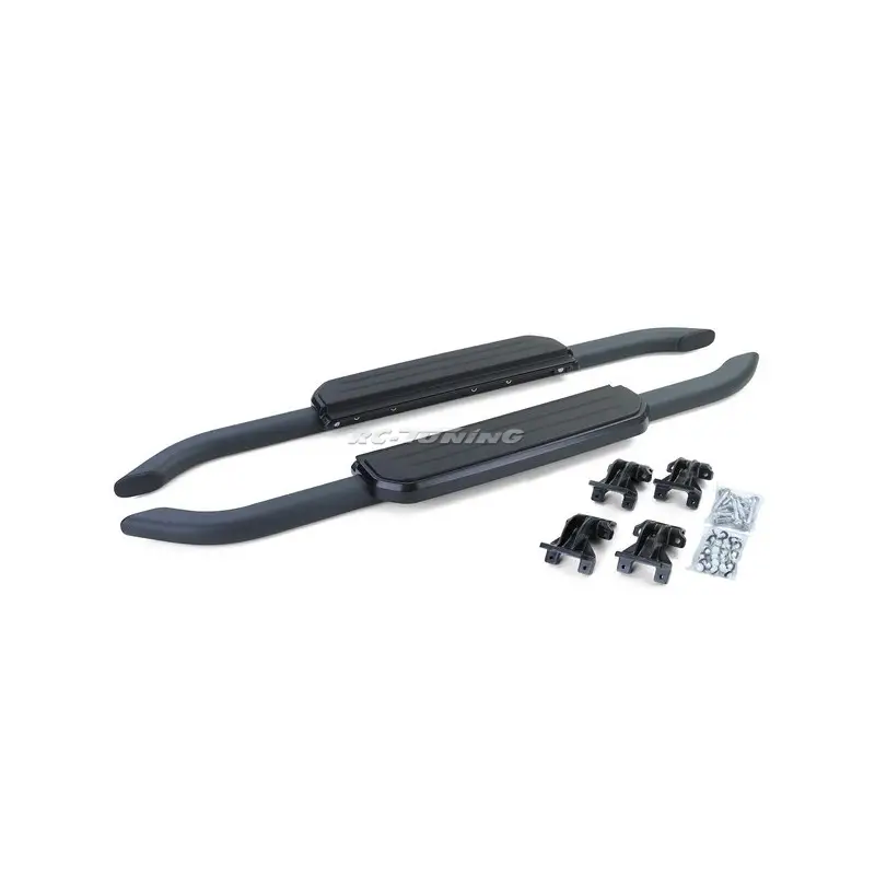 Marche pieds alu noir pour Land Rover Defender L663 90 19- Top Vente