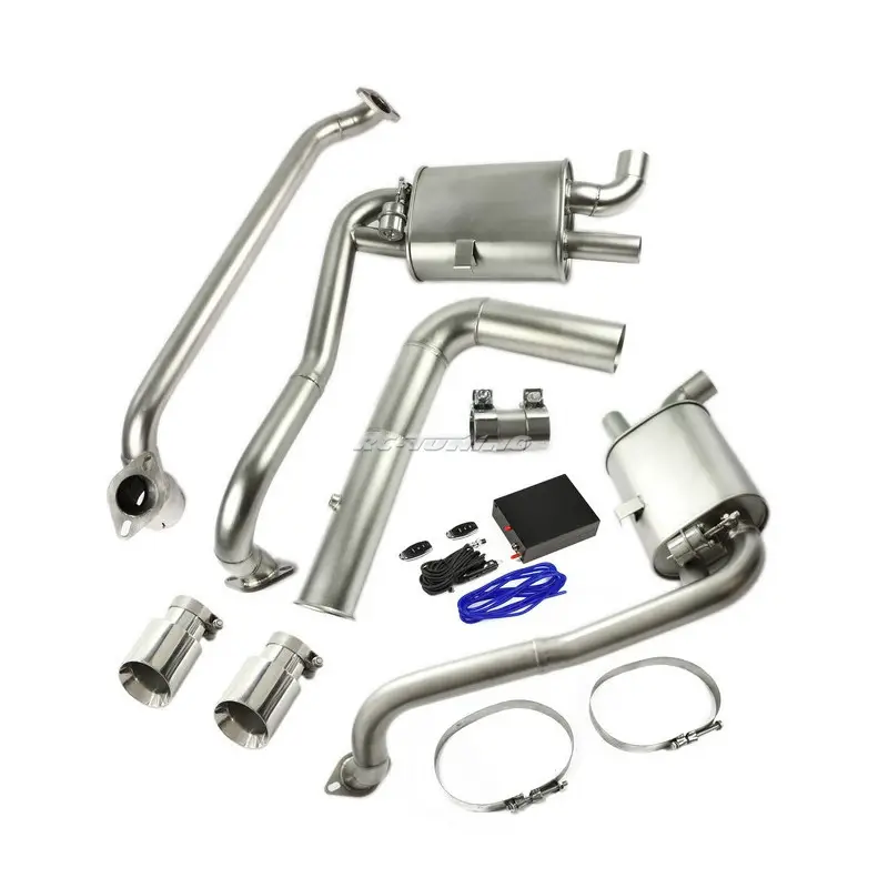 Usine Directe Kit d'échappement à clapets en inox pour Porsche 718 Cayman + Boxster 982 2.0 2.5 2017 -