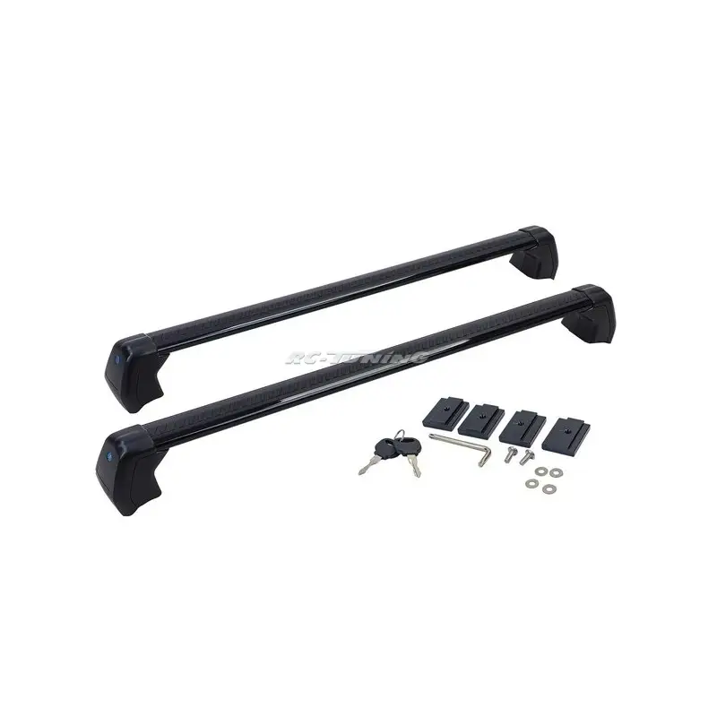 Barres de toit Alu noir pour Land Rover Defender 110 L663 2019- Marque