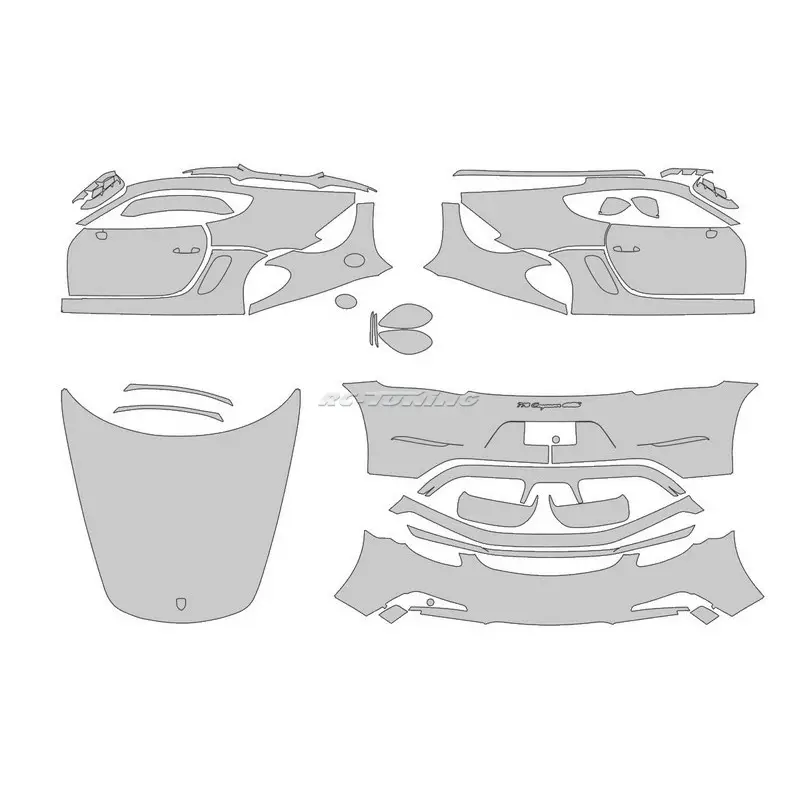 Kit Film de protection PPF pour Porsche 718 Cayman GTS 4.0 2023- Nouveauté