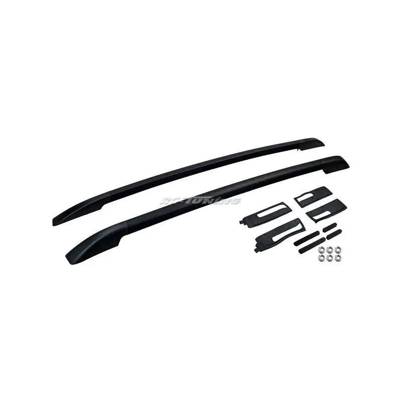 Barres de toit en alu noir pour Ford Ranger T6 T7 T8 2012-2022 Dernier Modèle