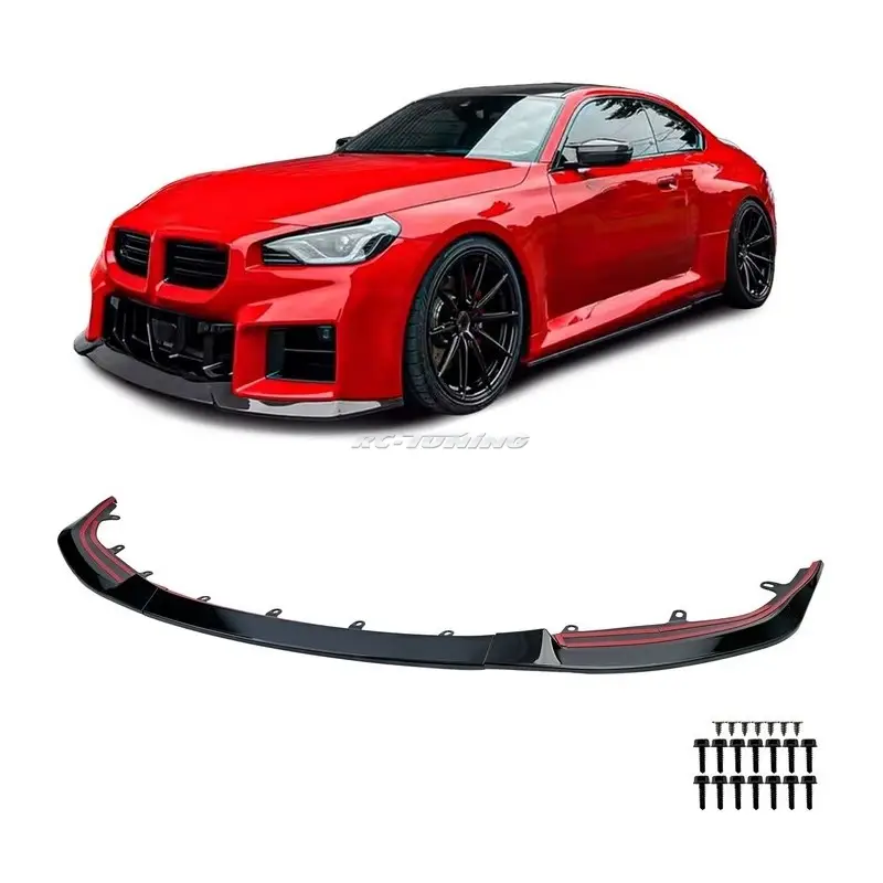 Spoiler avant noir brillant pour BMW M2 Type G87 2023- Marque