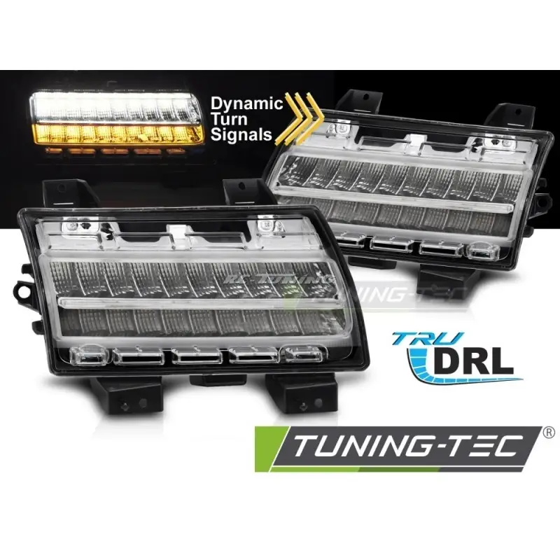 Feux de jour LED DRL pour Jeep Wrangler JL 18-23 Acheter En Ligne