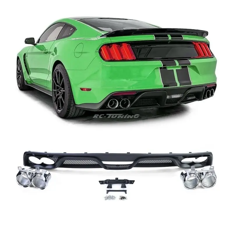 Promotion Saisonnière Diffuseur arrière Look GT350 pour Ford Mustang 14-17