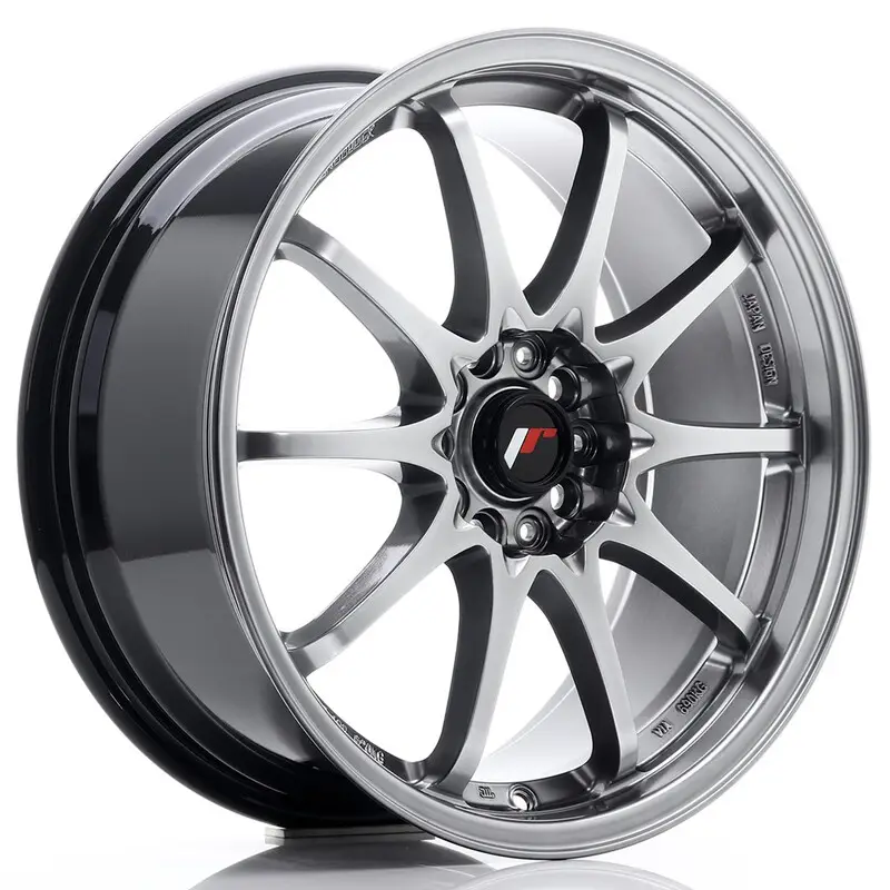 Vente Flash Japan Racing JR-5 18x8" 5x114.3 ET35, Hyper Black