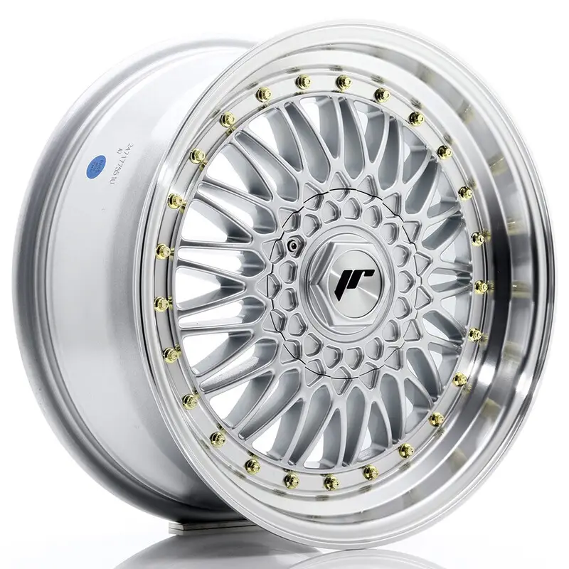 Japan Racing JR-9 17x7.5" 4x100/108 ET35, Gris Argenté / Poli Paiement Sécurisé
