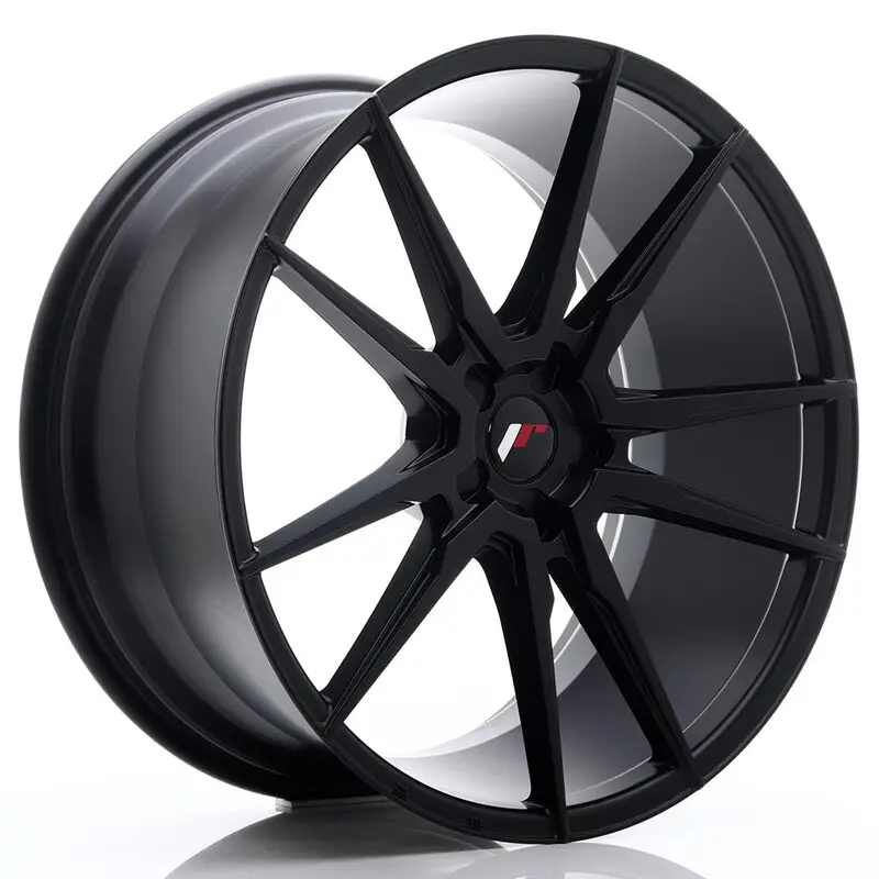Nouvel Arrivage Japan Racing JR-21 Extreme Concave 22x10.5" (5 trous - sur mesure) ET15-50, Noir Mat / Satiné