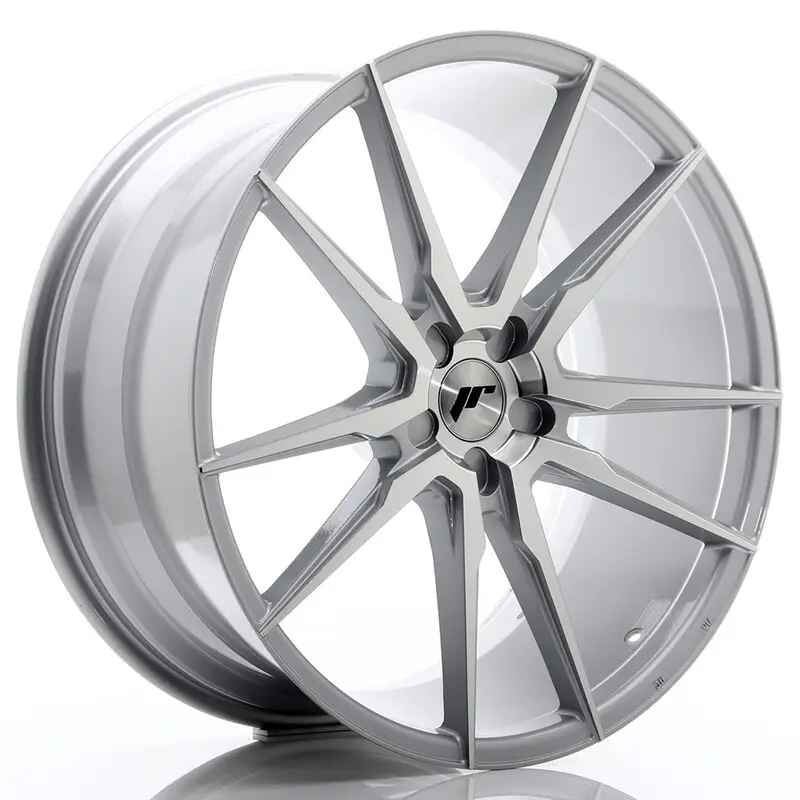 Japan Racing JR-21 Extreme Concave 22x10.5" (5 trous - sur mesure) ET15-50, Gris Argenté / Poli Acheter Direct