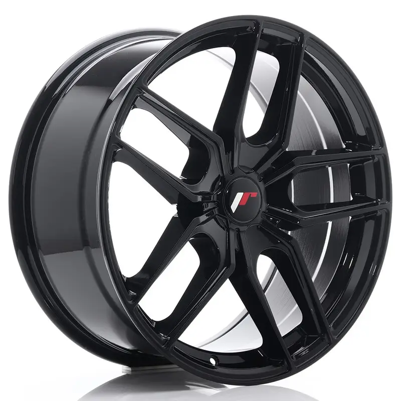 Livraison Express Japan Racing JR-25 19x8.5" (5 trous - sur mesure) ET20-40, Noir / Brillant