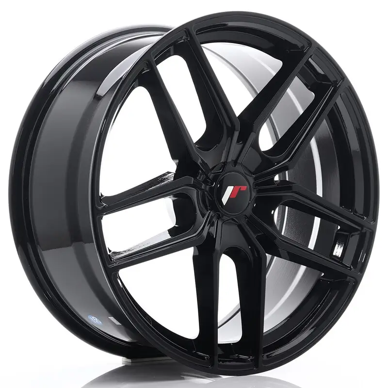 Japan Racing JR-25 20x8.5" (5 trous - sur mesure) ET20-40, Noir / Brillant Vente Directe