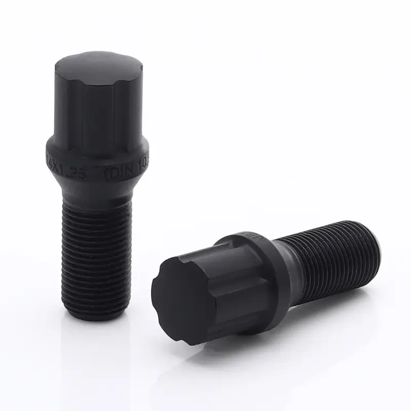 Vis de Roue JB1 Noires M12x1.25 (Pack de 20) Top Vente