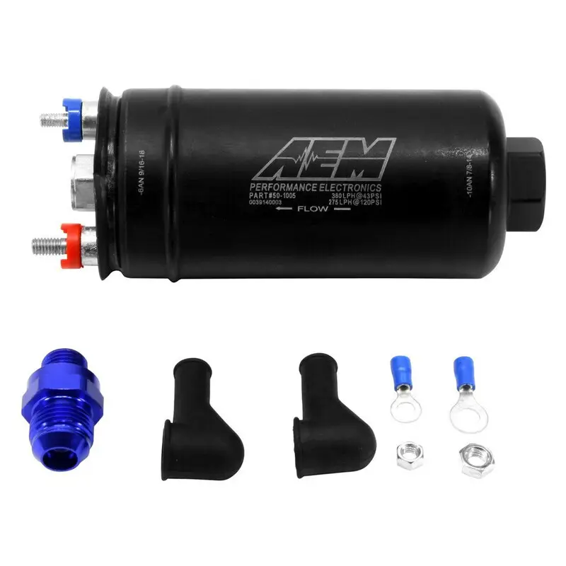 Pompe à Essence AEM - 400 L/h - Raccords Dash Commander Maintenant