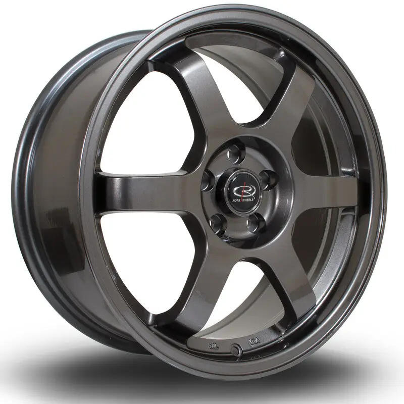 Rota Grid 17x7.5" 4x108 ET45, Gunmetal Meilleure Vente