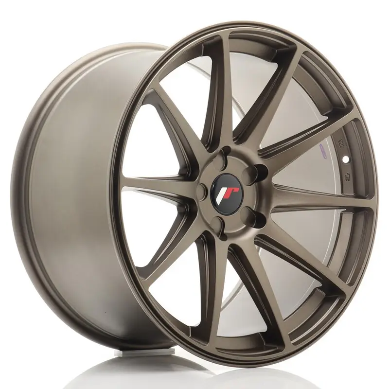 Top Vente Japan Racing JR-11 Extreme Concave 20x11" (5 trous - sur mesure) ET30-50, Bronze