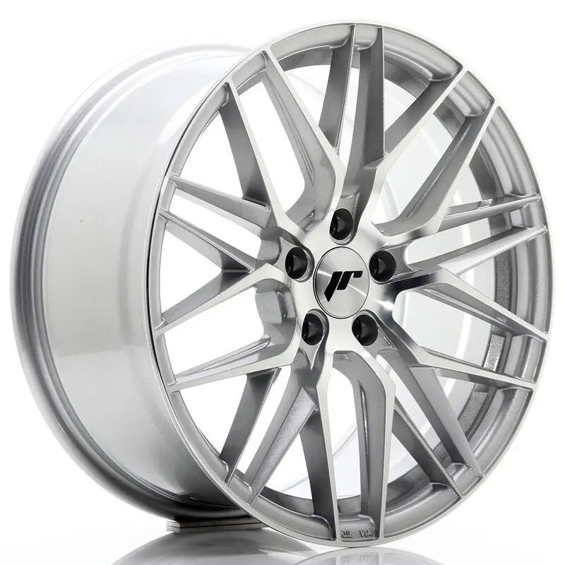 Japan Racing JR-28 18x8.5" 5x120 ET35, Gris Argenté / Poli Offre Limitée