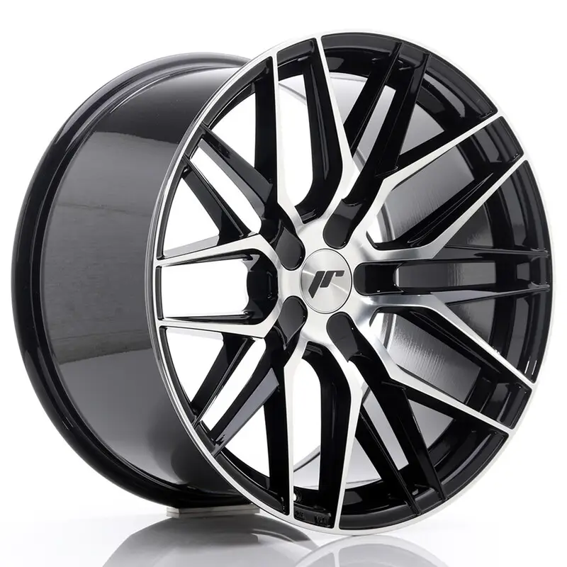 Japan Racing JR-28 Extreme Concave 19x10.5" (5 trous - sur mesure) ET20-40, Noir / Brillant Achat Immédiat