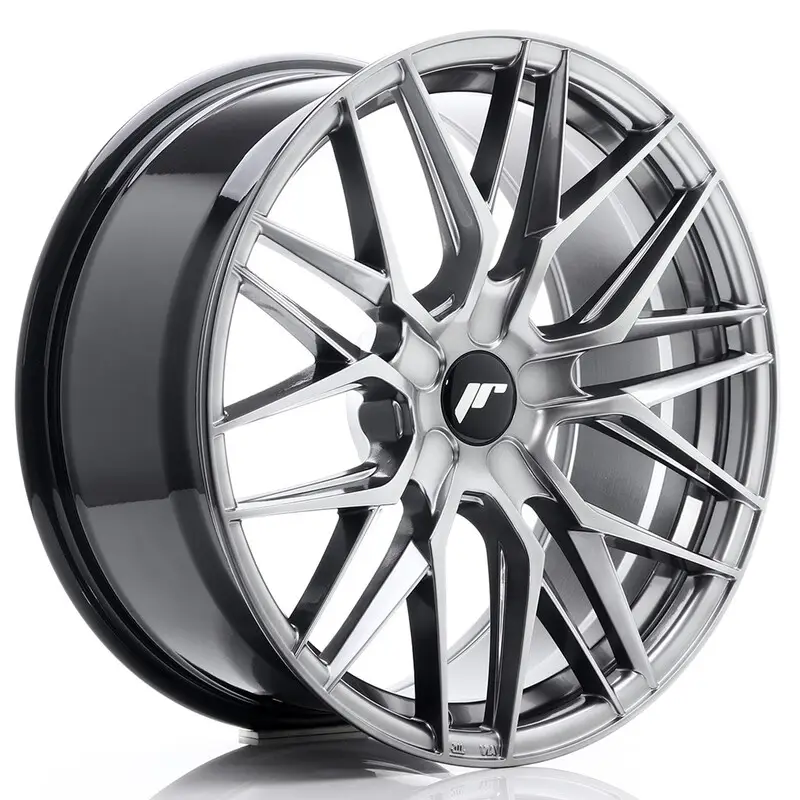 Japan Racing JR-28 19x8.5" (5 trous - sur mesure) ET20-40, Hyper Black Prix Bas