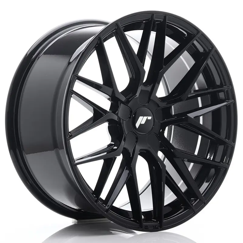 Vente Directe Japan Racing JR-28 Extreme Concave 19x9.5" (5 trous - sur mesure) ET20-40, Noir / Brillant