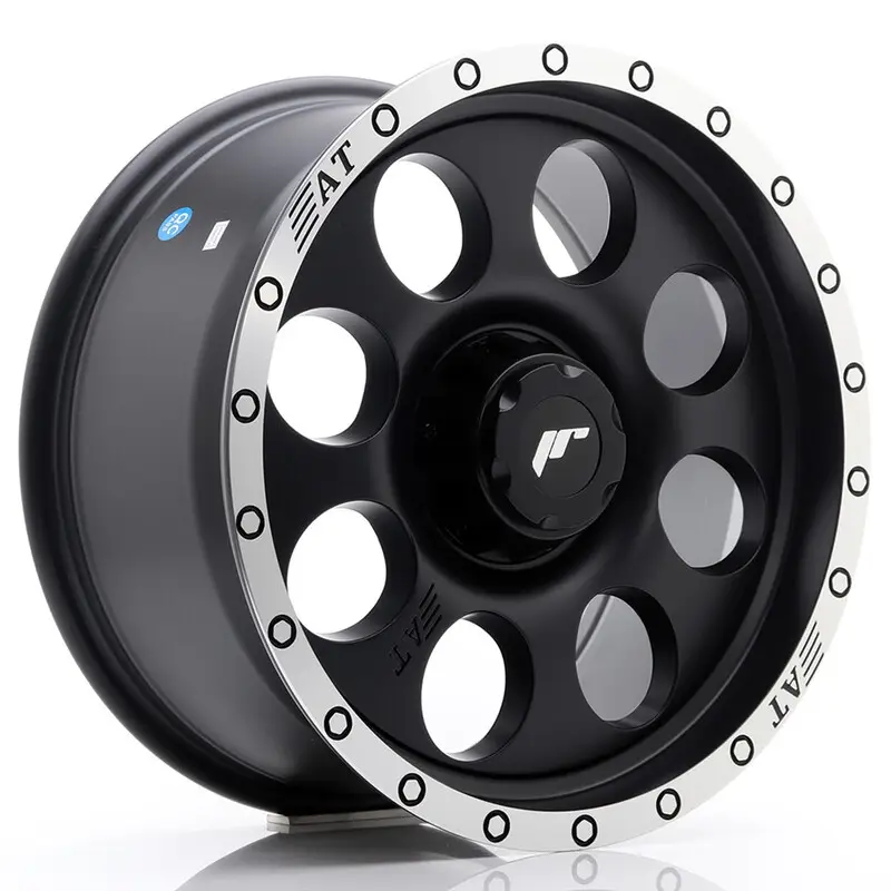 Japan Racing JRX-4 17x8.5" (6 trous - sur mesure) ET20-35, Noir Mat / Satiné Offre Spéciale