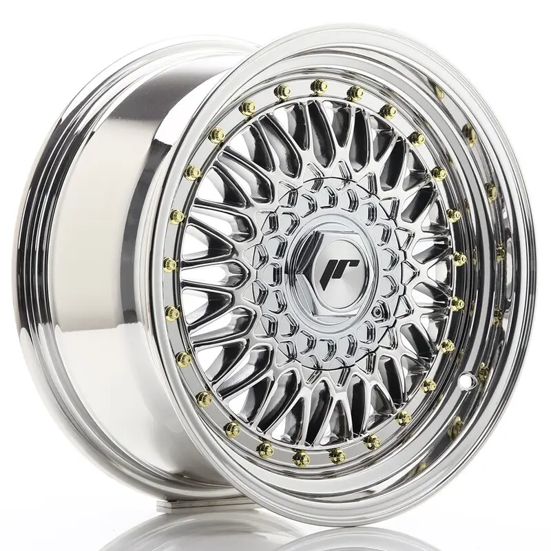 Offre Limitée Japan Racing JR-9 16x7.5" 4x100/108 ET25, Chrome / Titane