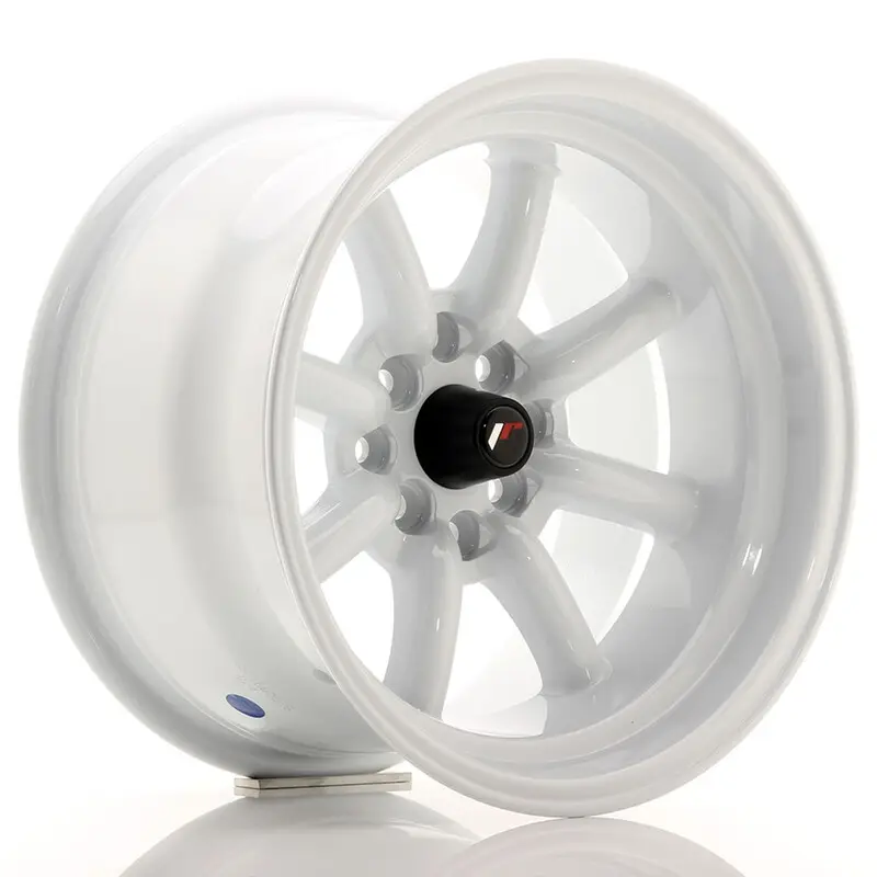Japan Racing JR-19 15x9" 4x100/114.3 ET-13, Blanc Prix Choc