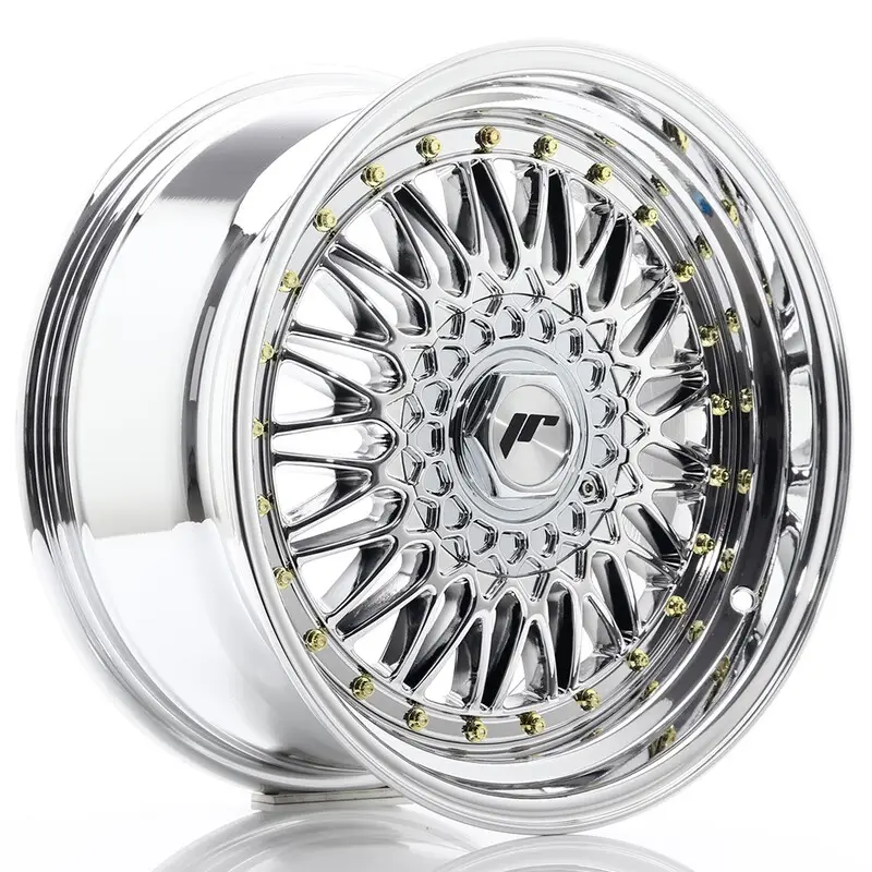 Japan Racing JR-9 17x8.5" 5x112/120 ET20, Chrome / Titane Bon Marché