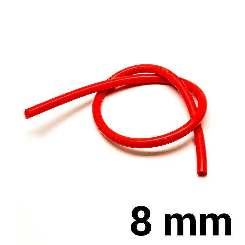 Prix Choc Durite Silicone Ø8 mm - Rouge (au mètre)