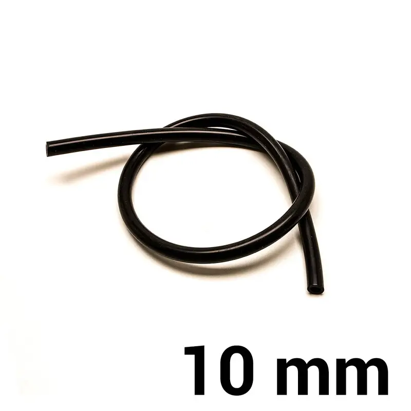 Durite Silicone Ø10 mm - Noire (au mètre) Certifié