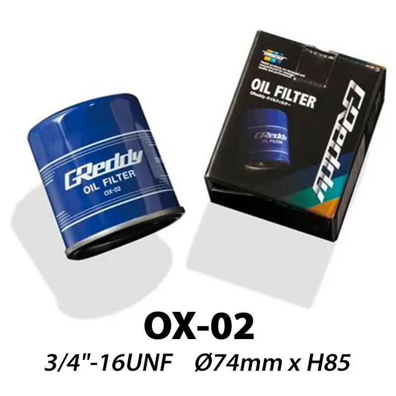 Prix Cassé Filtre à Huile GReddy OX-02 | 3/4"-16 UNF (Toyota 1JZ & 2JZ, Lexus...)