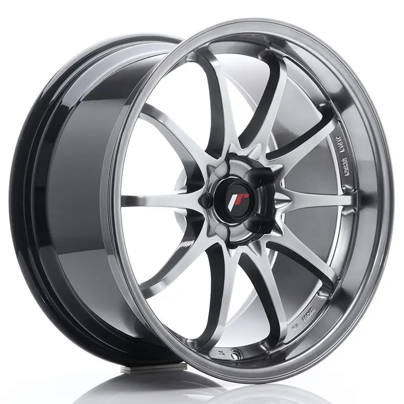 Japan Racing JR-5 19x9.5" (5 trous - sur mesure) ET12-36, Hyper Black Produit De Marque