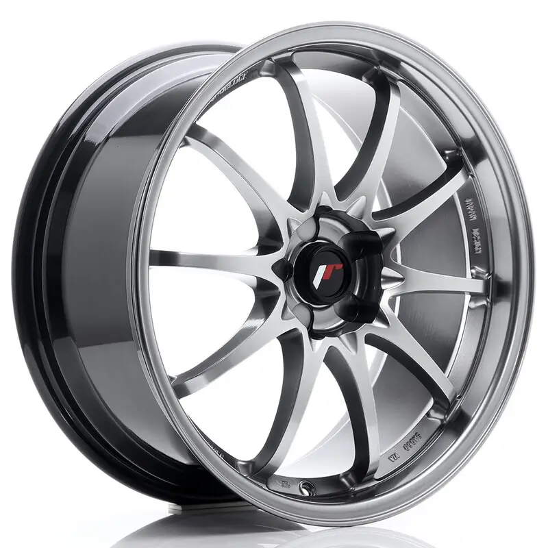 Japan Racing JR-5 19x8.5" (5 trous - sur mesure) ET43, Hyper Black Prix Choc