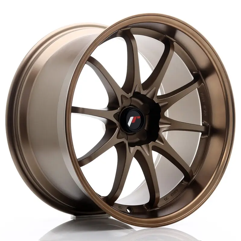 Japan Racing JR-5 19x10.5" (5 trous - sur mesure) ET12, Bronze Anodisé Must-Have