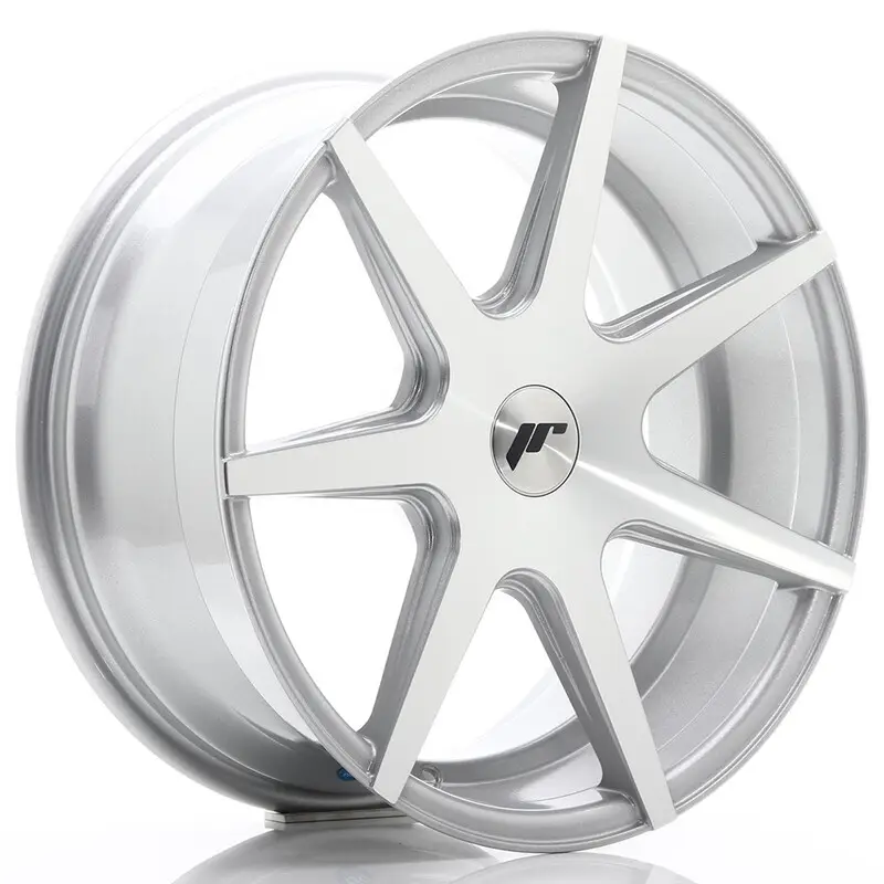 Achat Immédiat Japan Racing JR-20 18x8.5" (4 & 5 trous - sur mesure) ET25-40, Gris Argenté / Poli