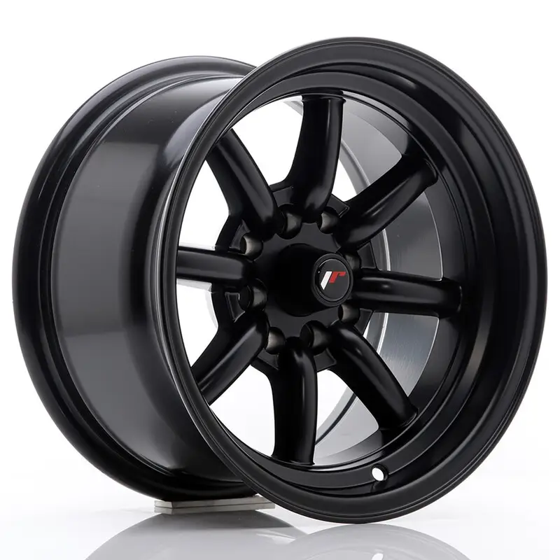 Japan Racing JR-19 14x8" 4x100/114.3 ET-13, Noir Mat / Satiné Bon Marché